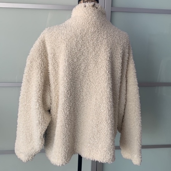 NWOT Blank NYC Bear Hug Jean Denim Sherpa Jean Jacket Small S - Picture 11 of 13